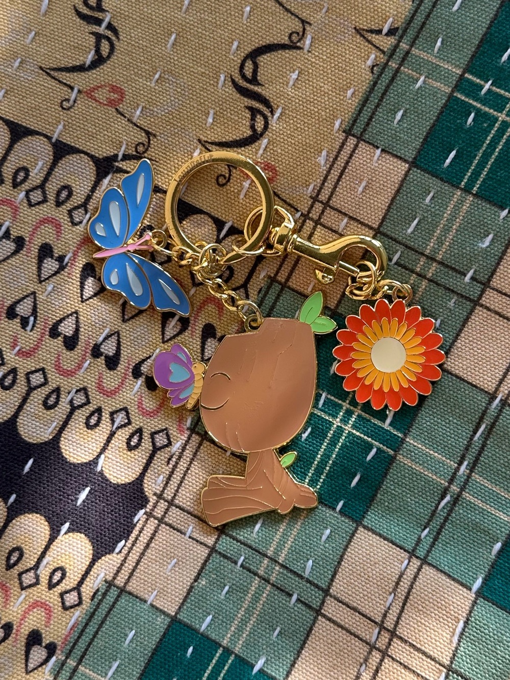 Loungefly Marvel Guardians of the Galaxy Groot Springtime Charm Keychain